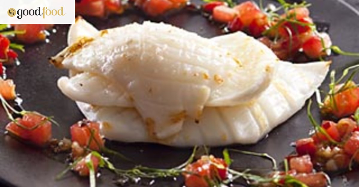 Cuttlefish and salsa