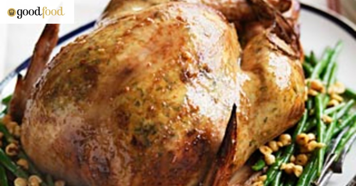 Roast turkey with ricotta stuffing