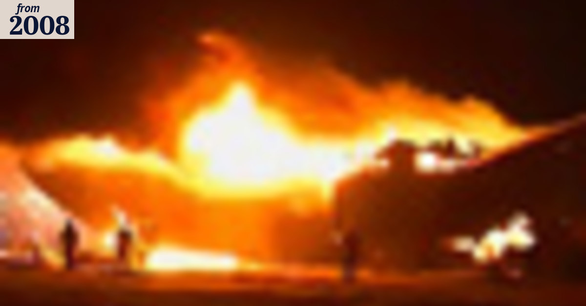 Scores die as plane explodes in storm