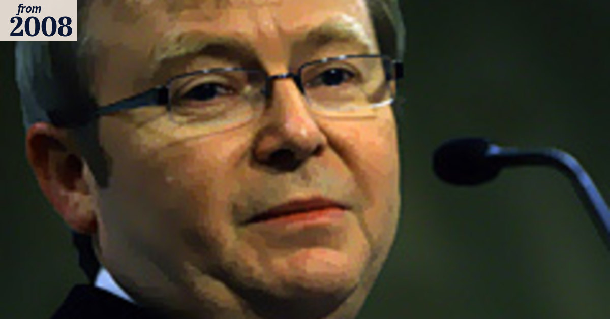 'Nuclear not an option': Rudd