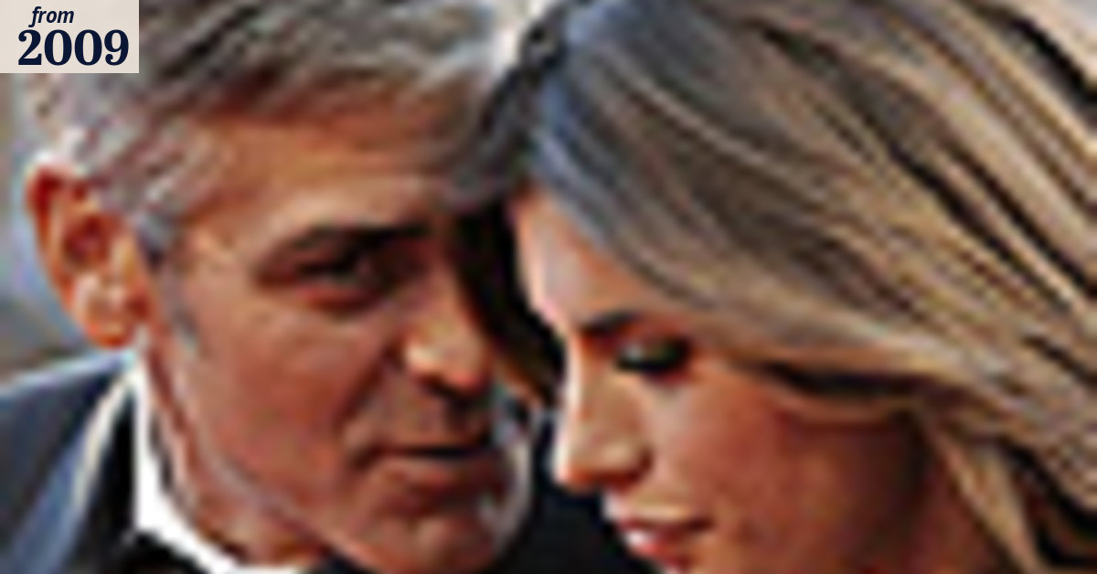 George's new girl revealed in Venice