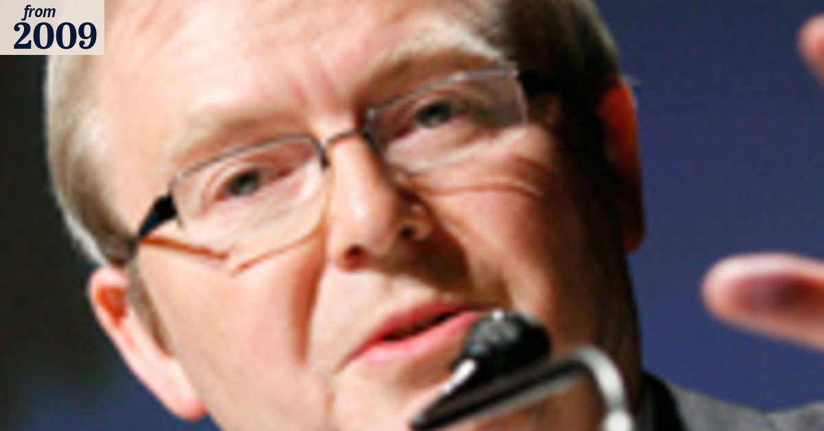 Rudd must not retreat from our war criminals