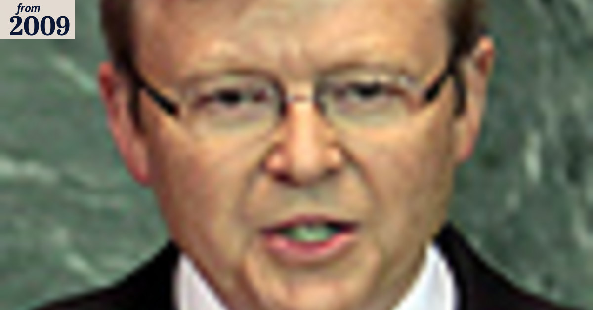 Rudd accused of appeasing Malaysia