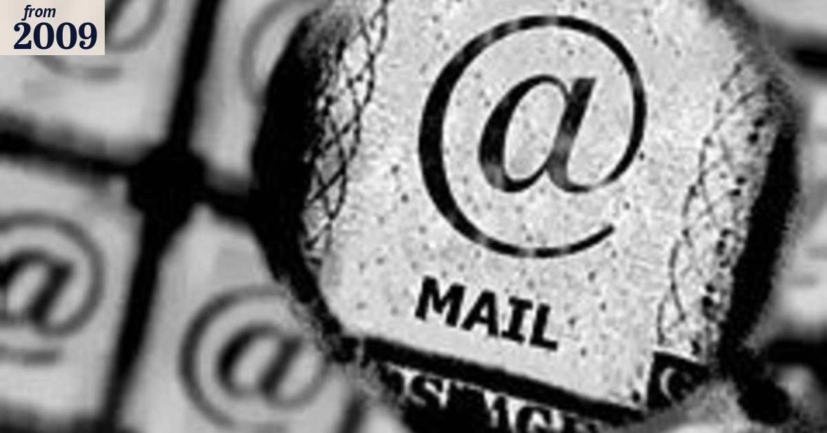 Time to defend the humble email