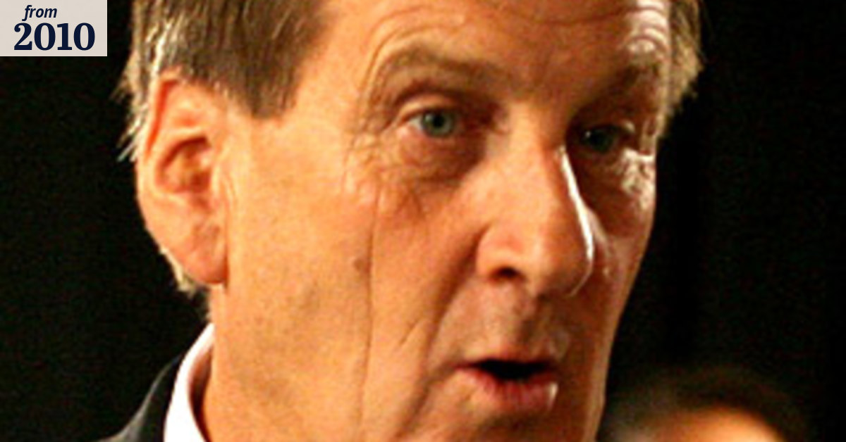 Bullets? Tell him he's dreaming, says former Kennett security chief