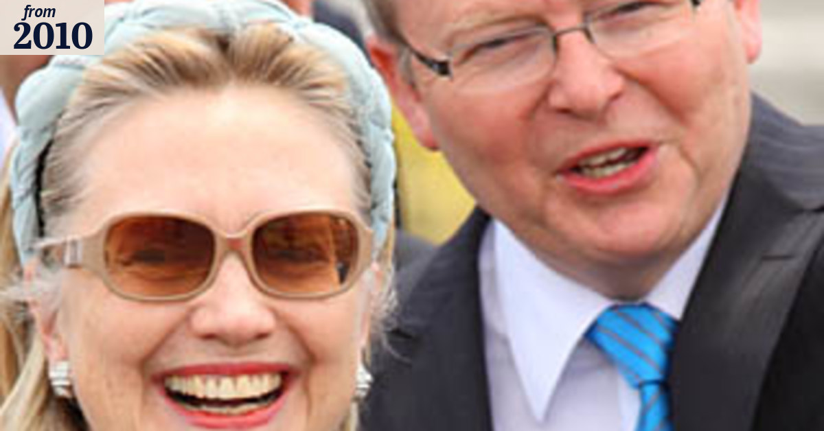 Rudd the butt of WikiLeaks exposé