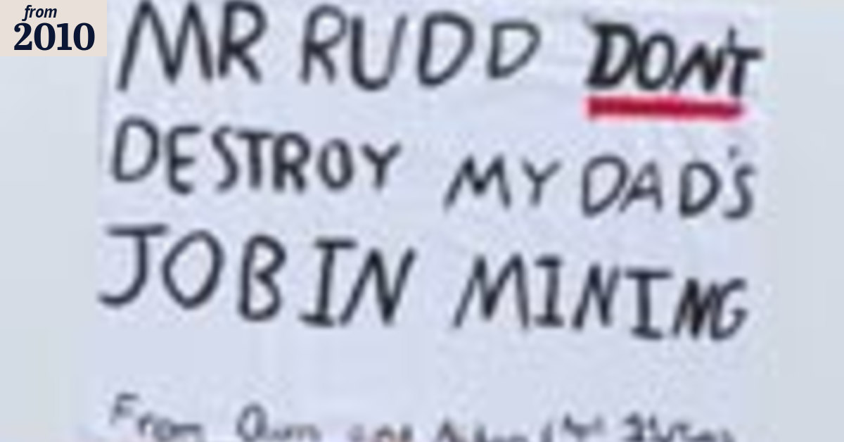 'Axe the tax' as Rudd and Twiggy square off