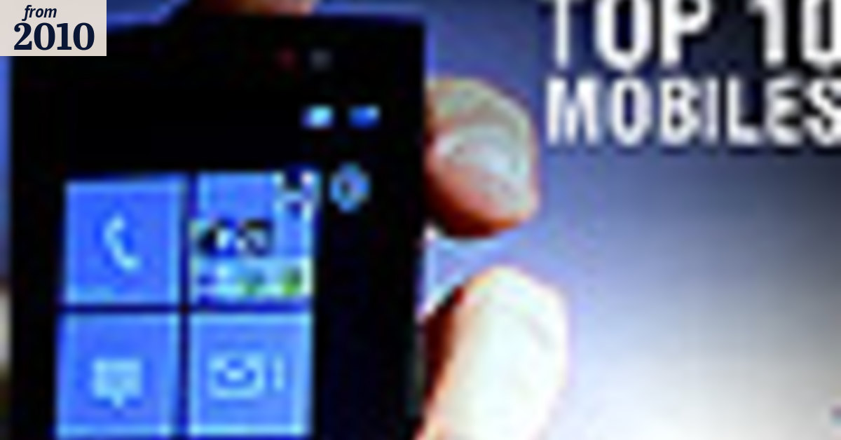 Top 10 mobile phones for 2010