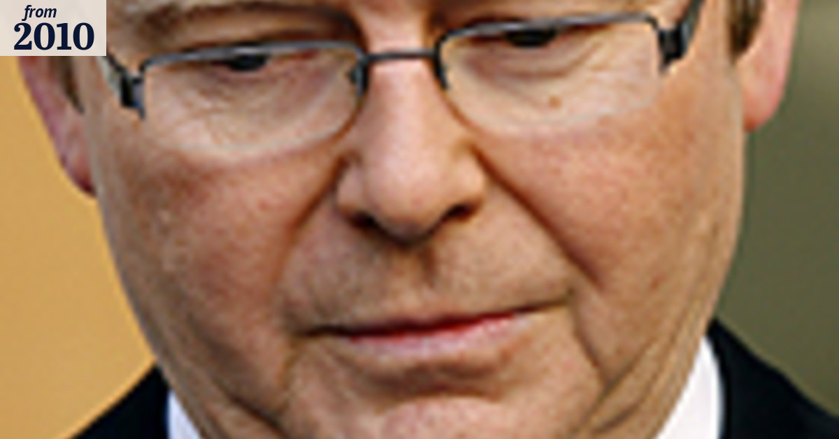 Rudd returns to the chirps and chills of Canberra