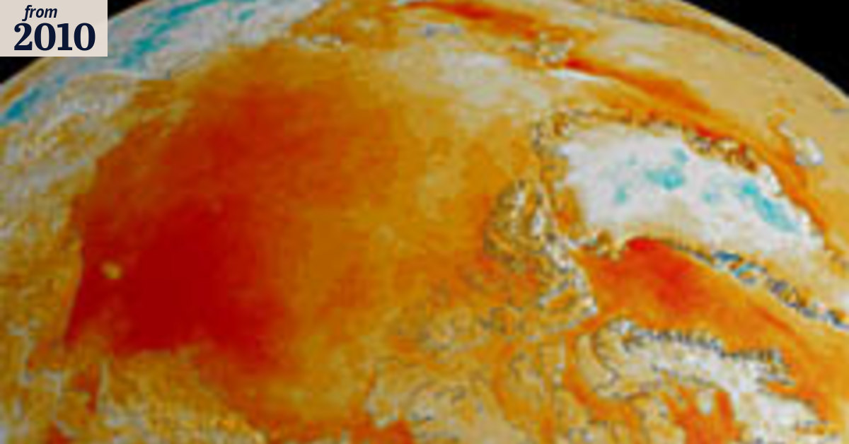 Melting ice makes the Arctic a vicious circle
