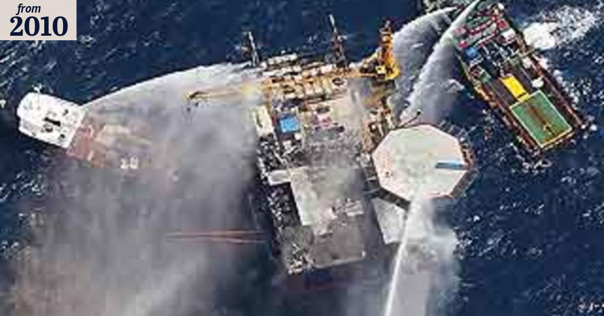 Oil platform explodes in Gulf of Mexico