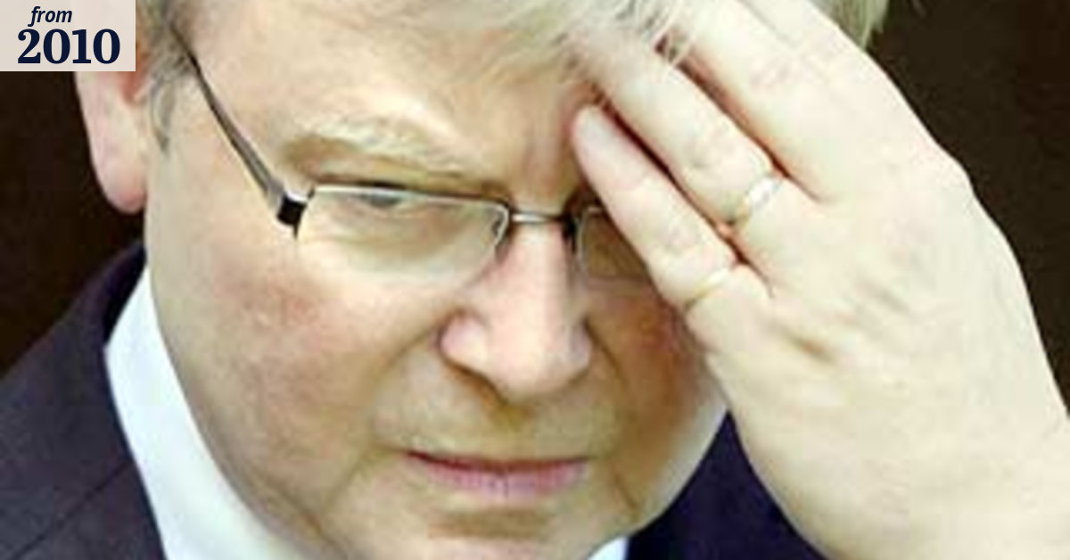 The call that rolled Rudd
