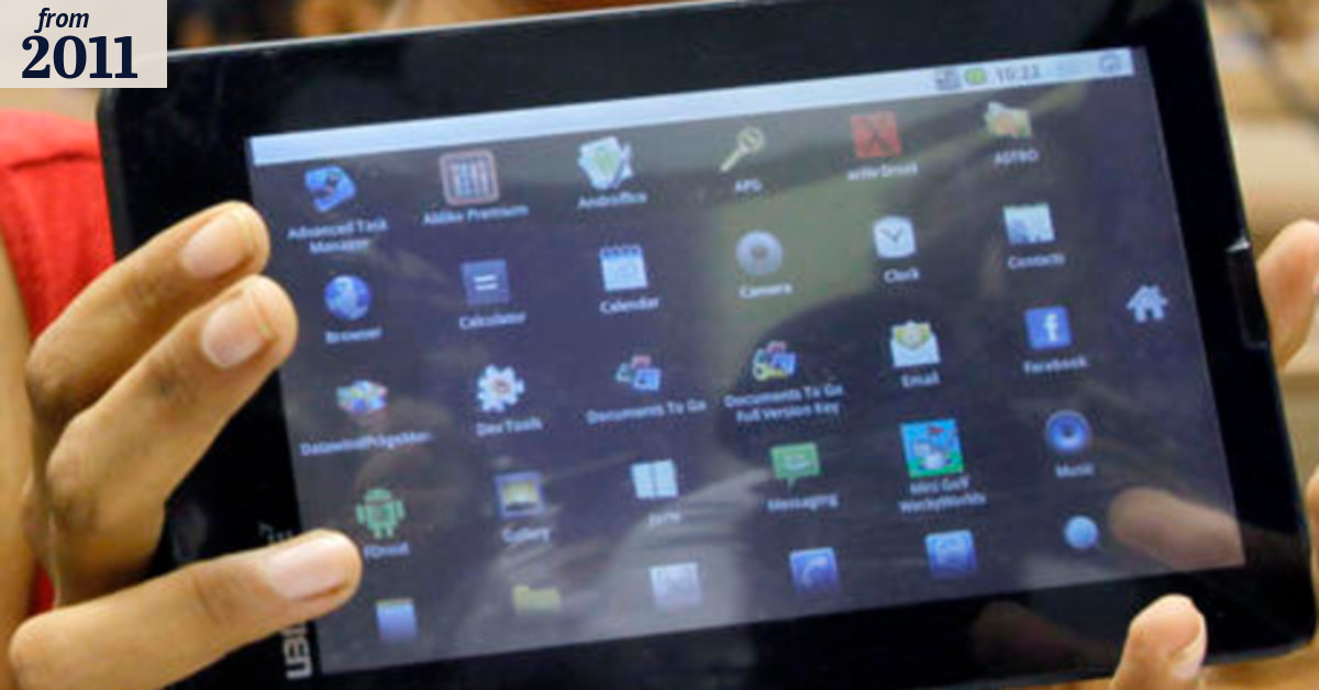 India unveils $35 tablet computer for rural poor