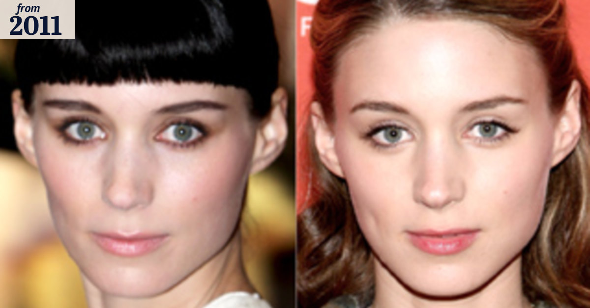 The girl with the drastic new look