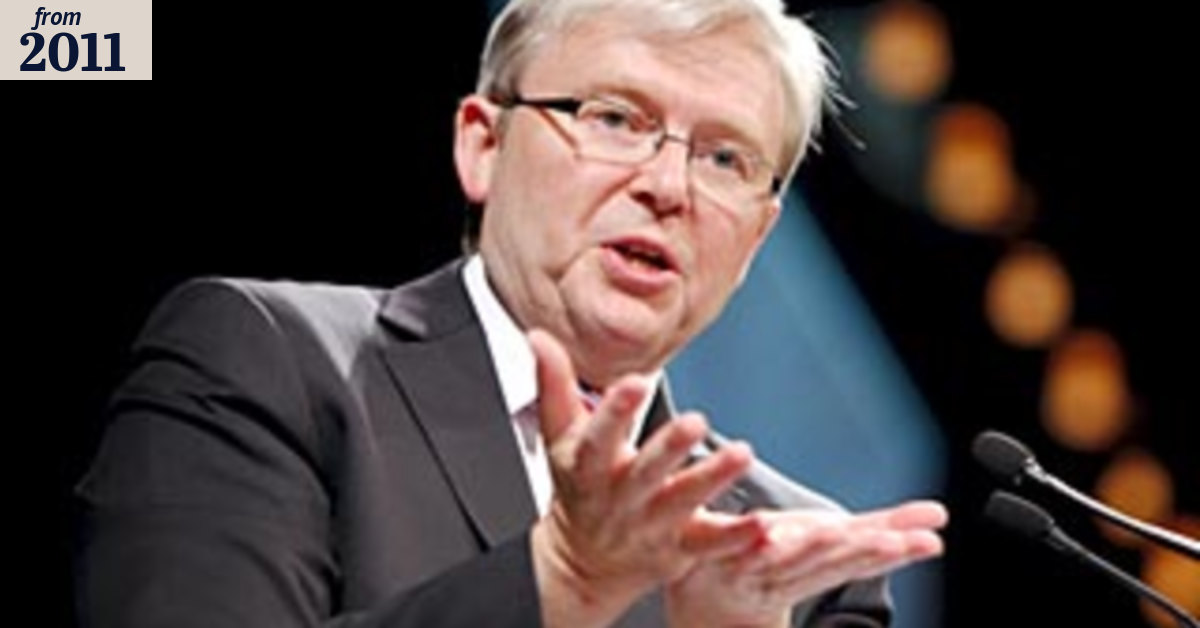 Colleagues see red over Rudd's plans