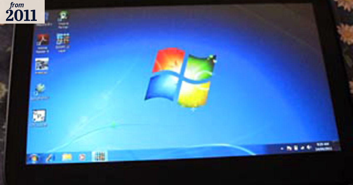 Windows 7 on tablets is just not worth it