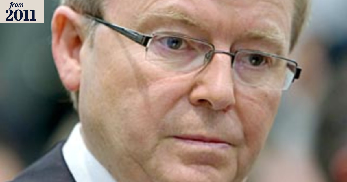 Departing ambassador flays Rudd
