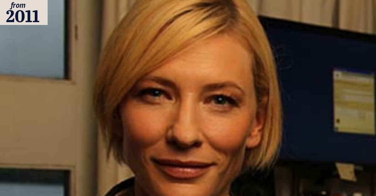 Cate takes stage for all the world
