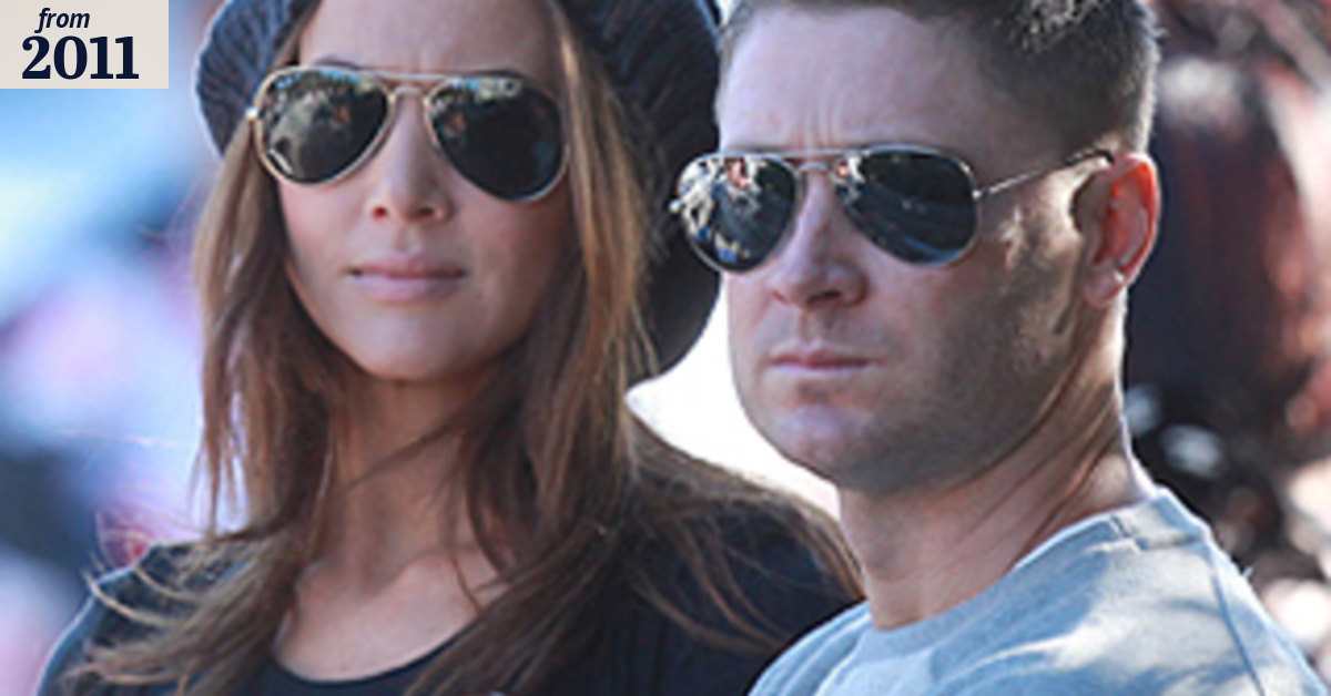 Clarke spotted with new girlfriend