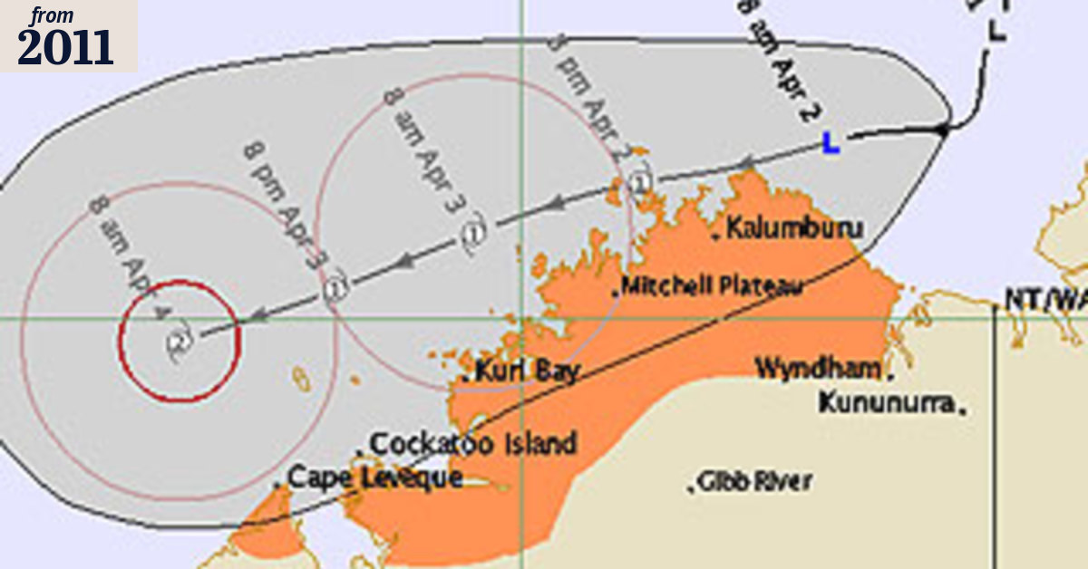 Cyclone expected to hit late today