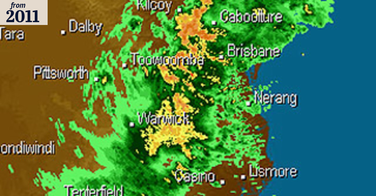 Brisbane storm tracker map