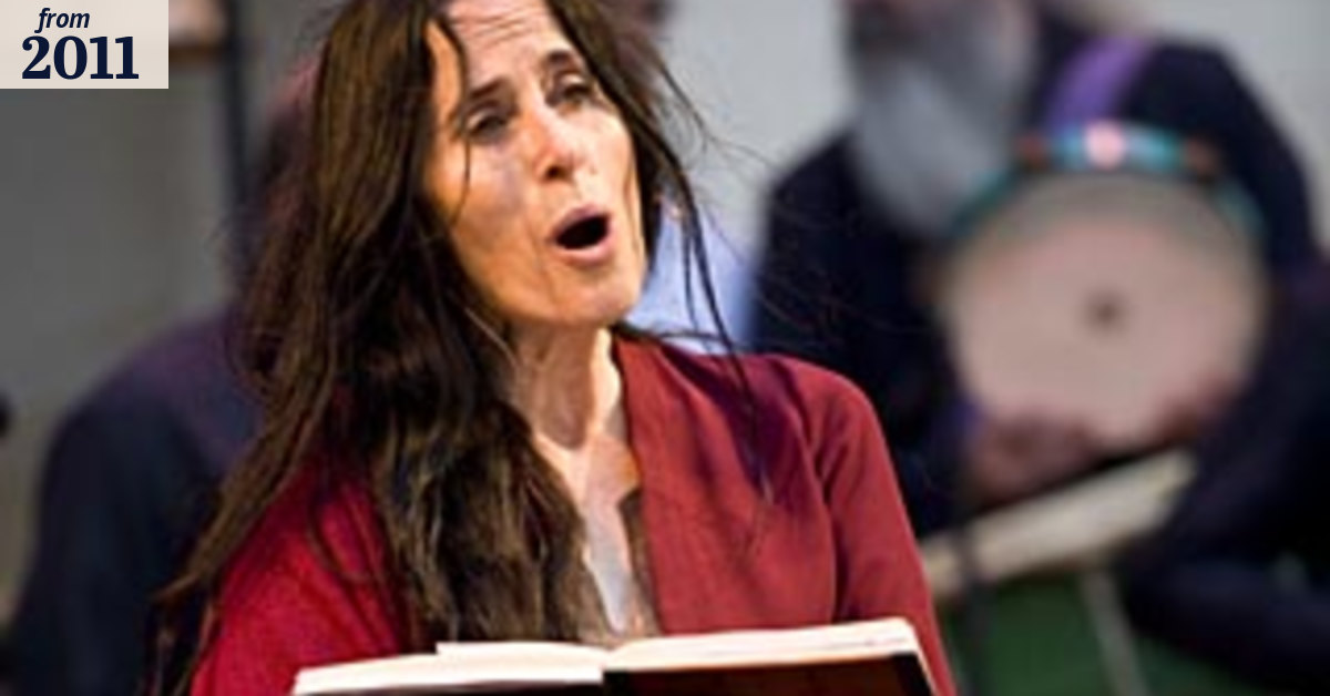 Singer's repertoire was a spiritual connection to history