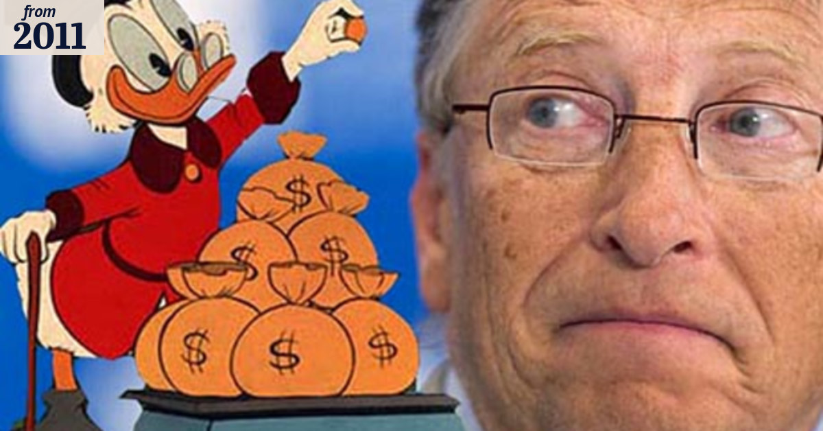 Miserly McDuck hailed richest of the rich