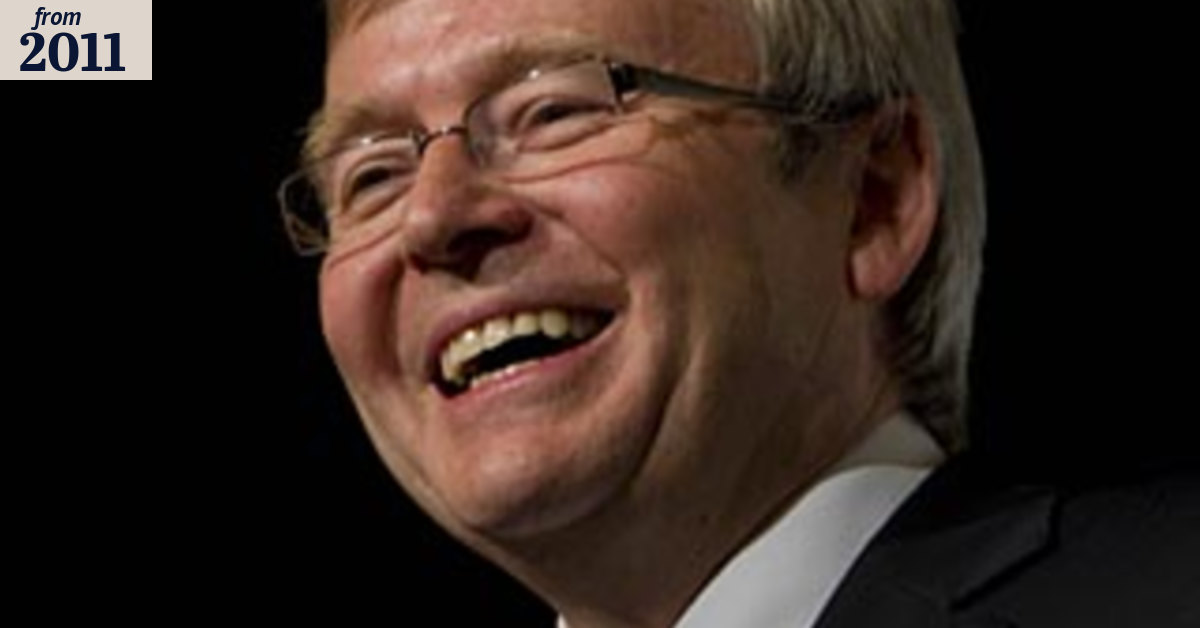 My dream of Asia is here now, says Rudd