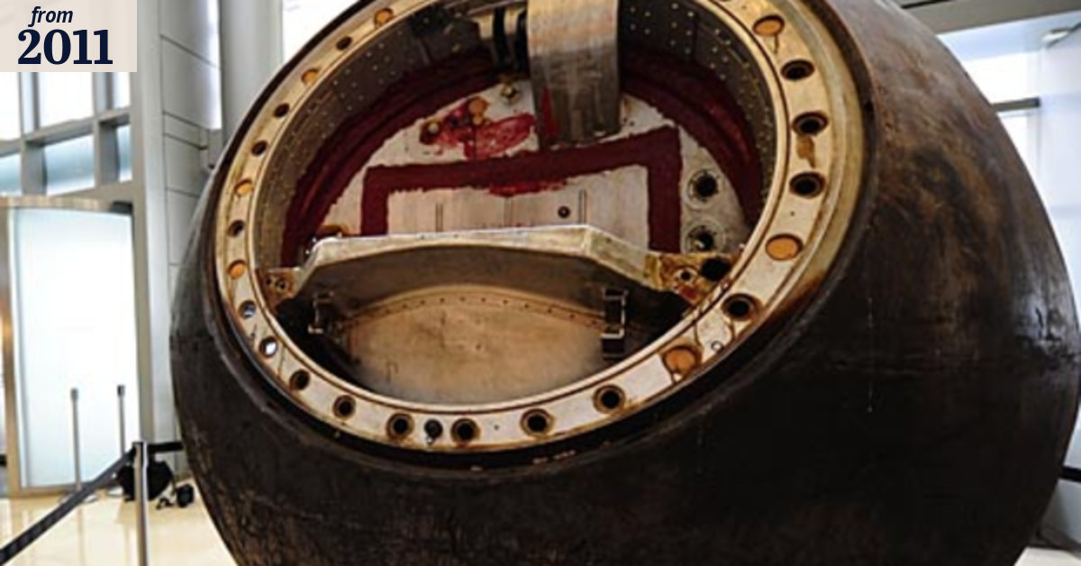 Historic space capsule sells for $US2.9 million
