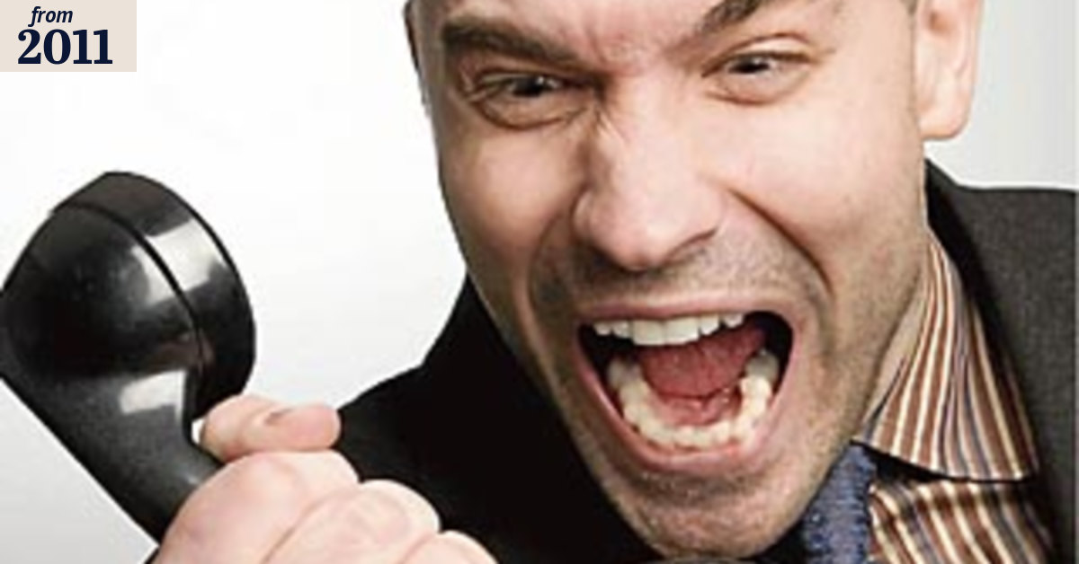 Grumpy customers enraged by bad service