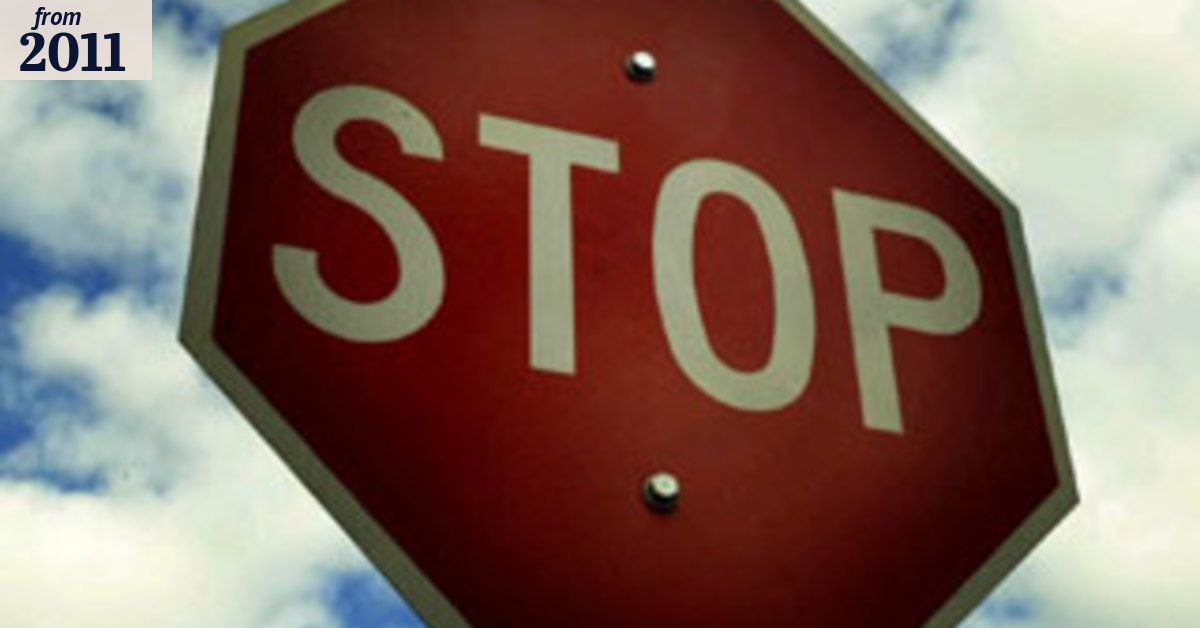 A quick lesson in stop-losses now might stop losses later