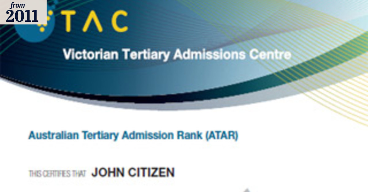 How the ATAR is calculated