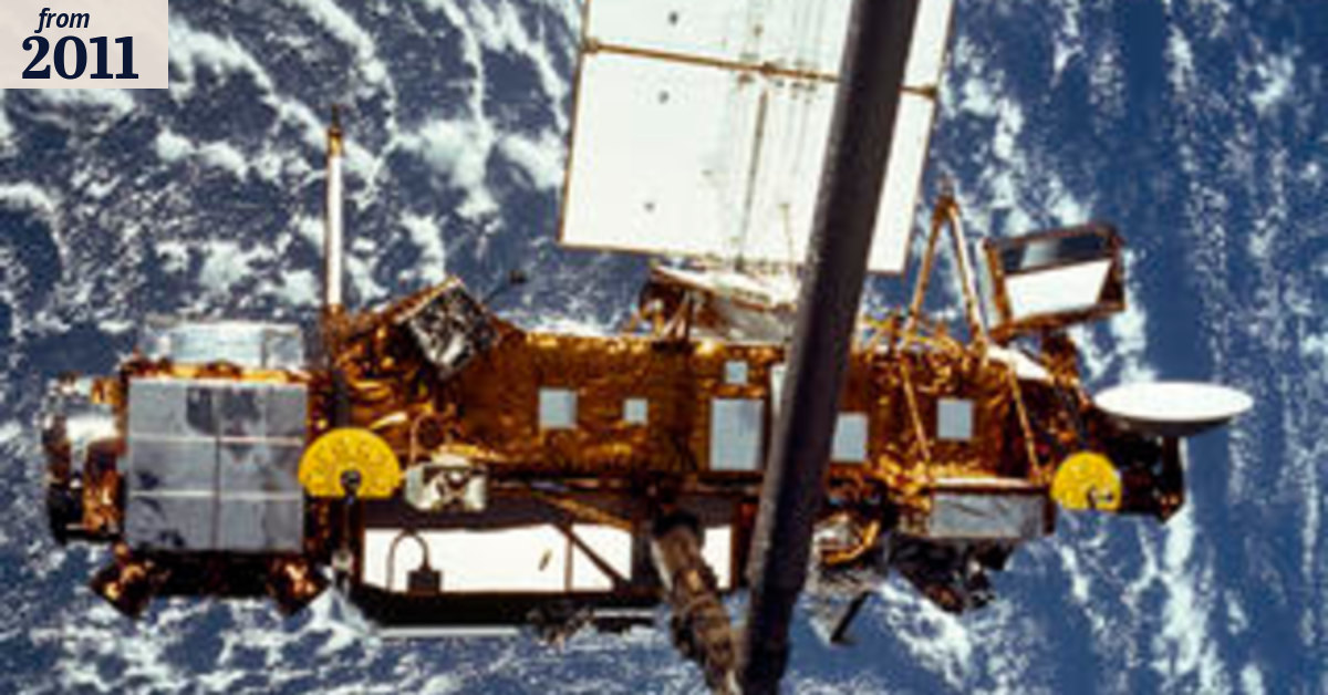 Satellite set to crash