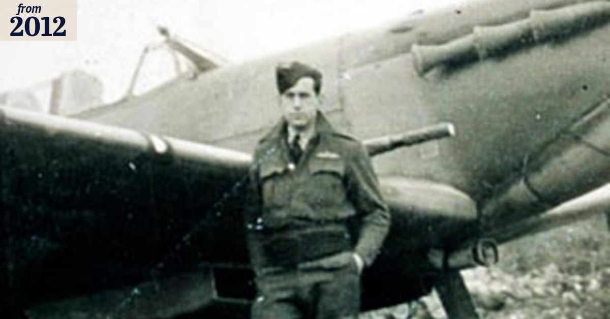 A family finally lays Spitfire hero to rest