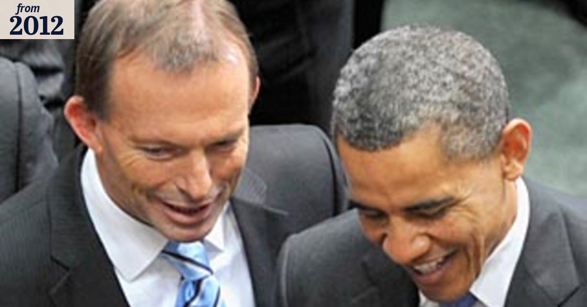 Obama and Abbott - no perfect match