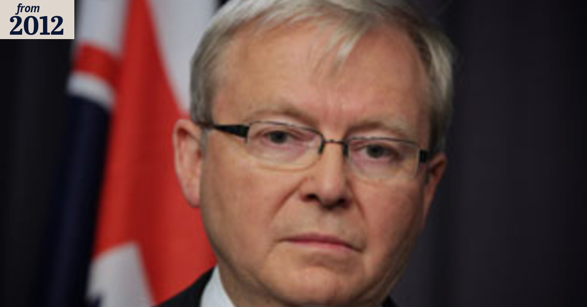 Warning to Rudd over leadership