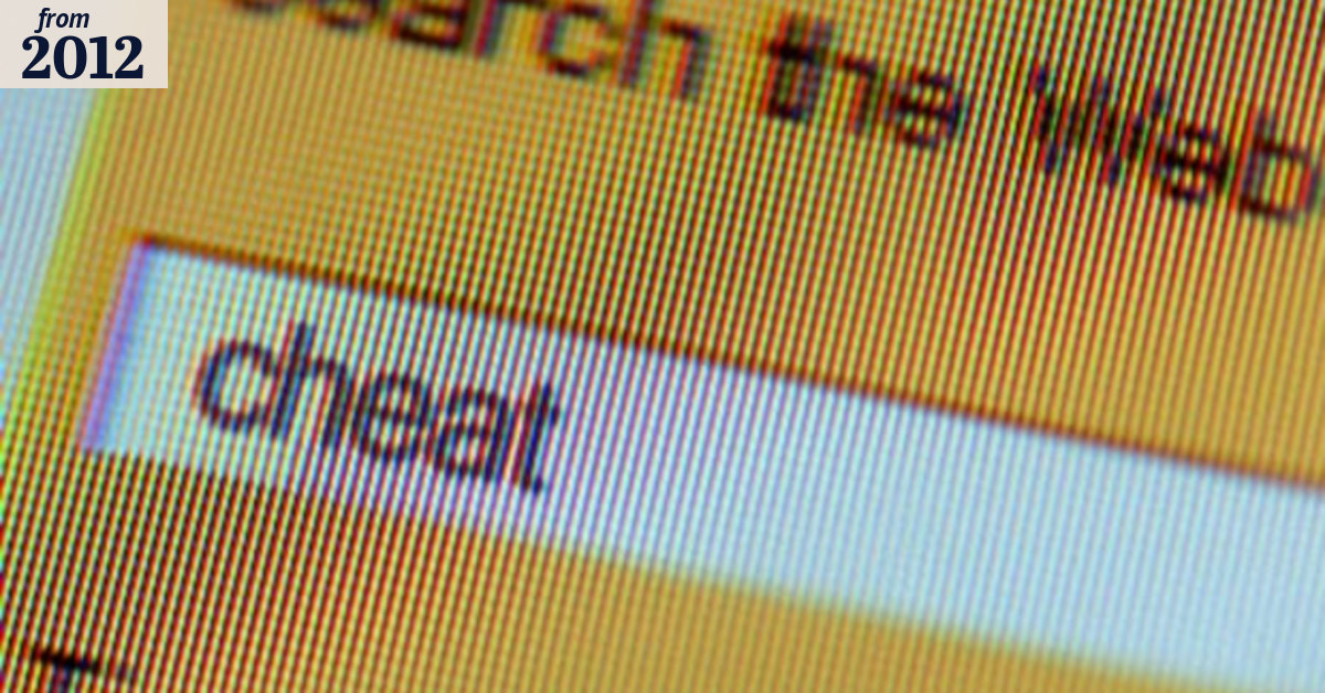 Uni cheats buy work in cyberspace