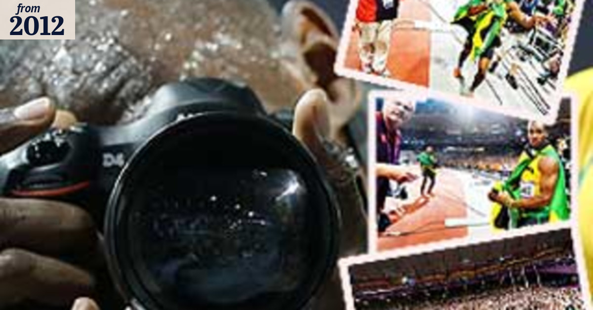 From track speed to shutter speed: Bolt just clicks