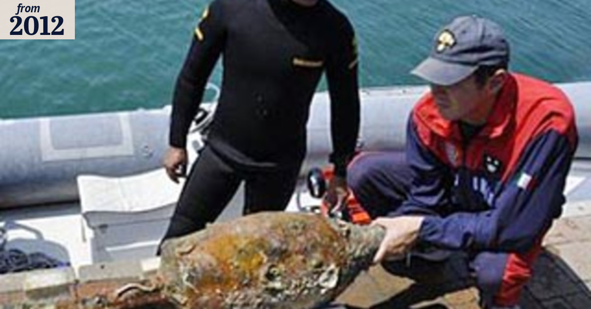 Sea gives up a portrait of ancient Rome