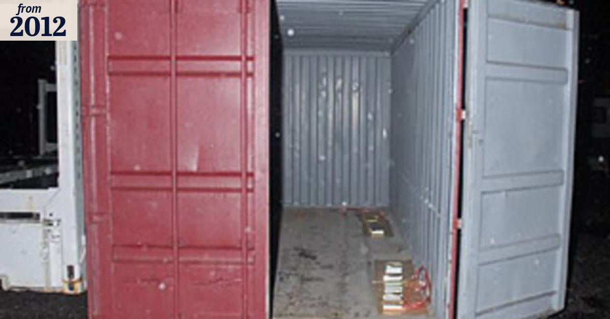 Somewhere in NSW there's a container with a sinister secret