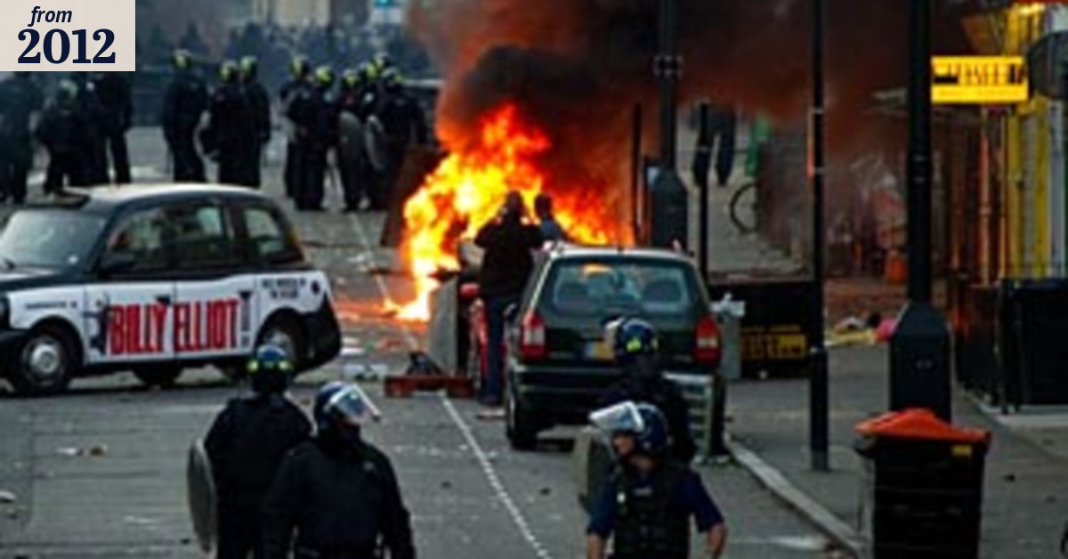 Riots sparked by social breakdown