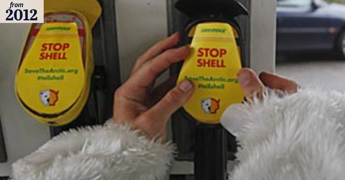 Shell war on Greenpeace