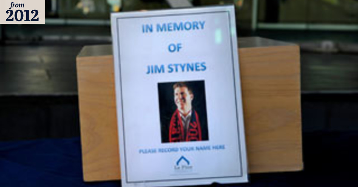 Jim Stynes' funeral