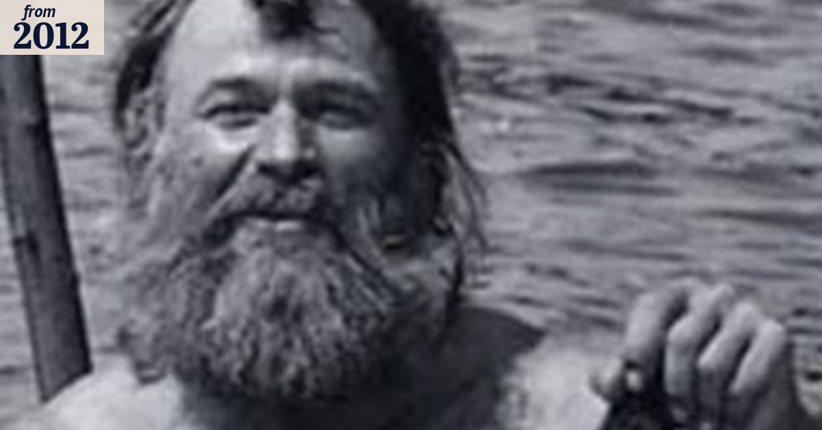 Adventurer paddled his own canoe into the record books