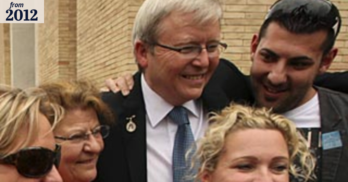 Rudd groupies get their man