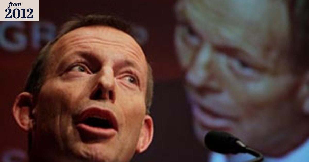 Abbott boats plan 'reckless'
