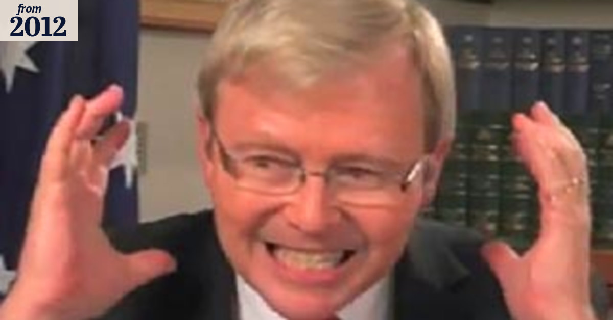 Resurgent Rudd the man Canberra loves to hate