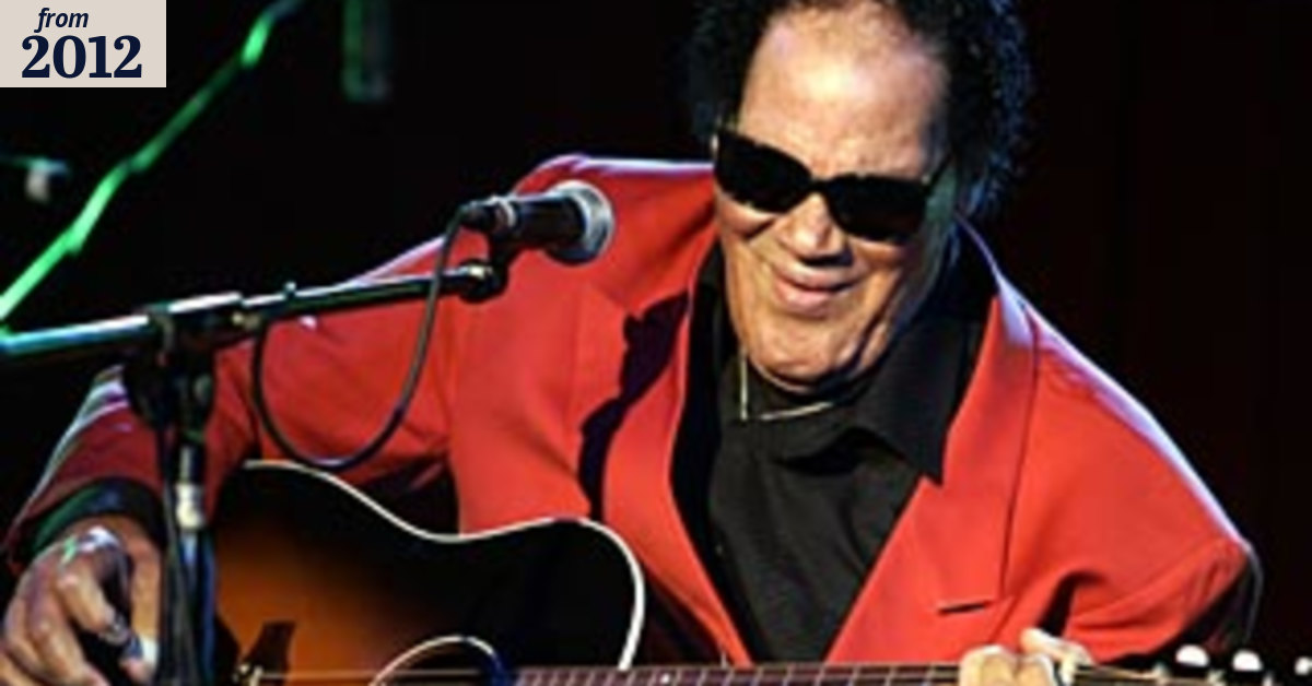Blues singer developed inimitable style