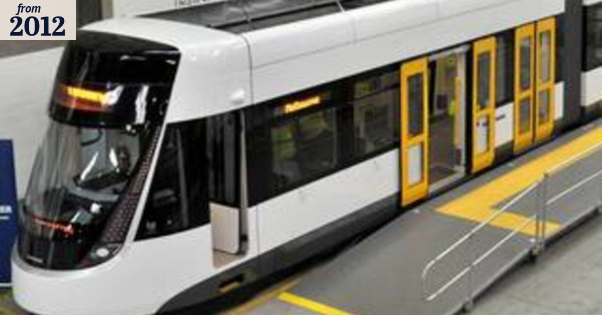 New low-floor trams miss first stop by seven months
