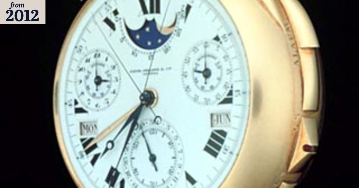 Time is up for Qatari sheikh forced to sell $11 million watch